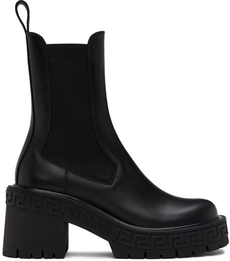 versace greca rhegis boots|versace chelsea boots.